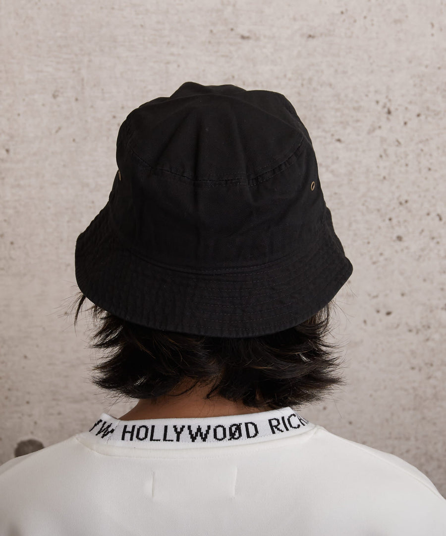 【SALE】【Hollywood Rich. &】(ハリウッドリッチ) 303503 ロゴ刺繍入りバケットハット