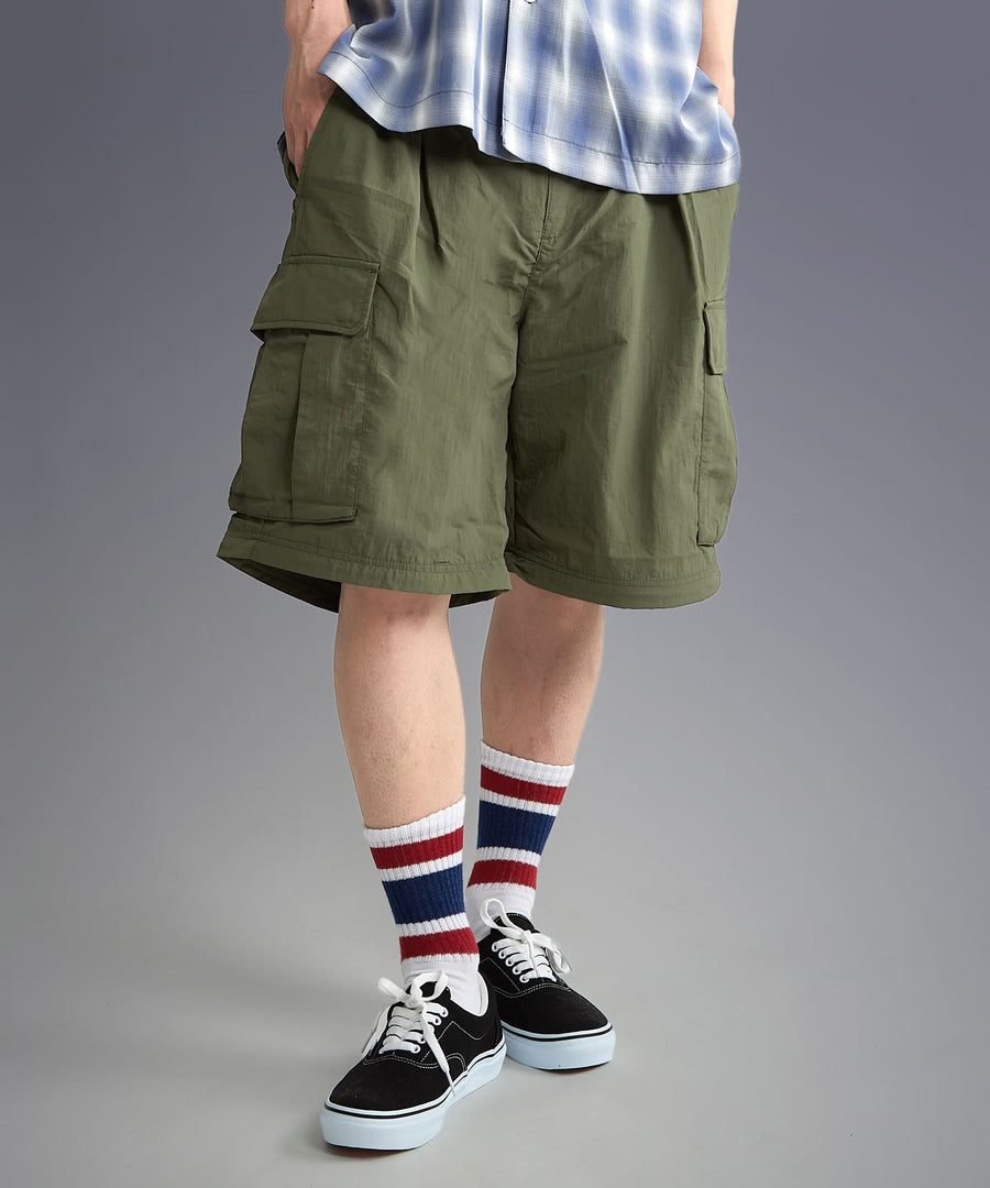 Nylon Washer 2Way Cargo Pants / GRAND YELLS / 408219