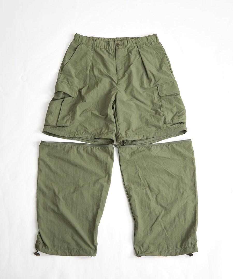 Nylon Washer 2Way Cargo Pants / GRAND YELLS / 408219