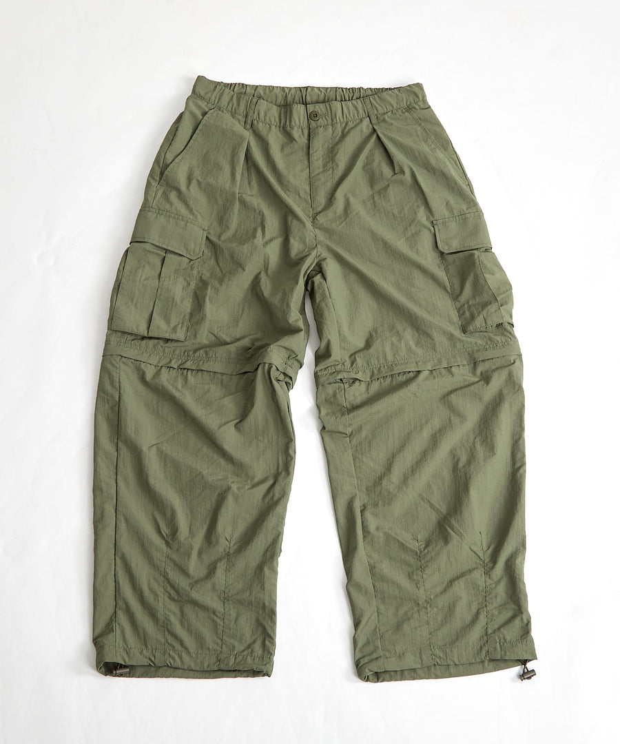 Nylon Washer 2Way Cargo Pants / GRAND YELLS / 408219