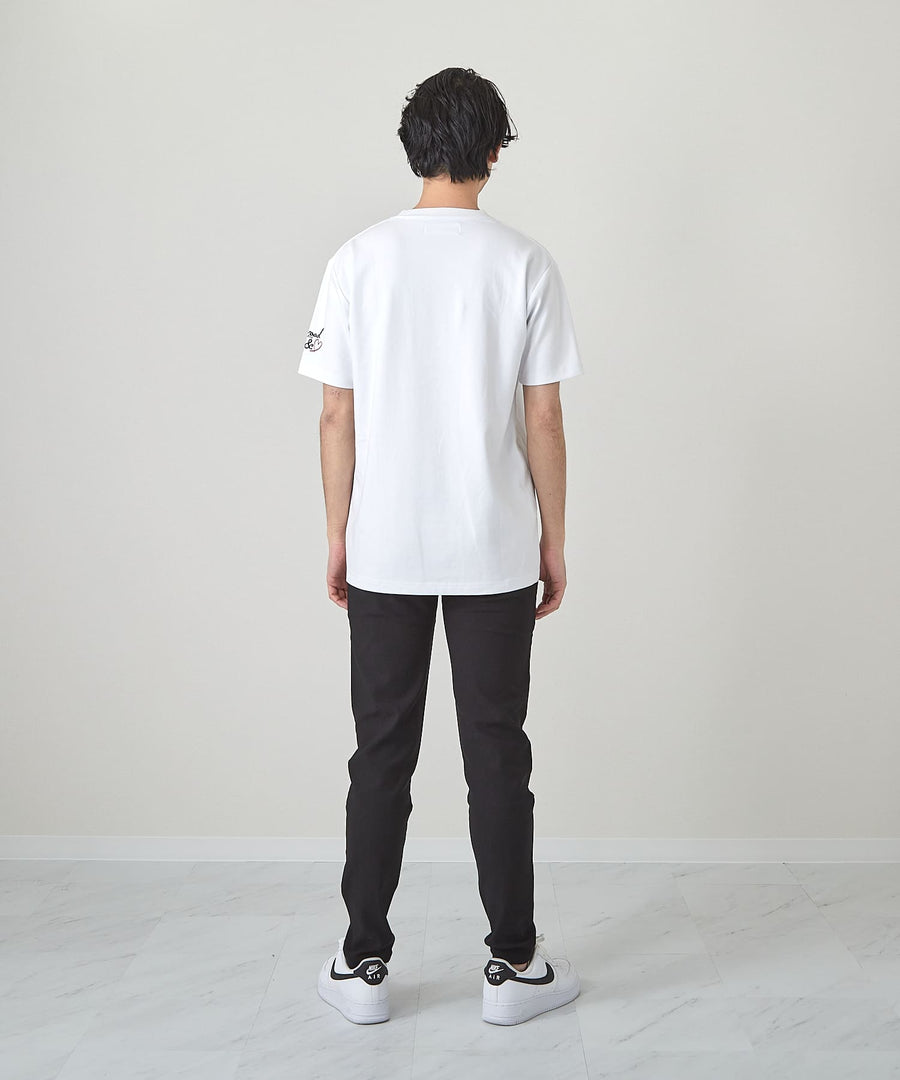 【Hollywood Rich. &】(ハリウッドリッチ) 203302 ロックスターパンキッシュベア半袖Tシャツ