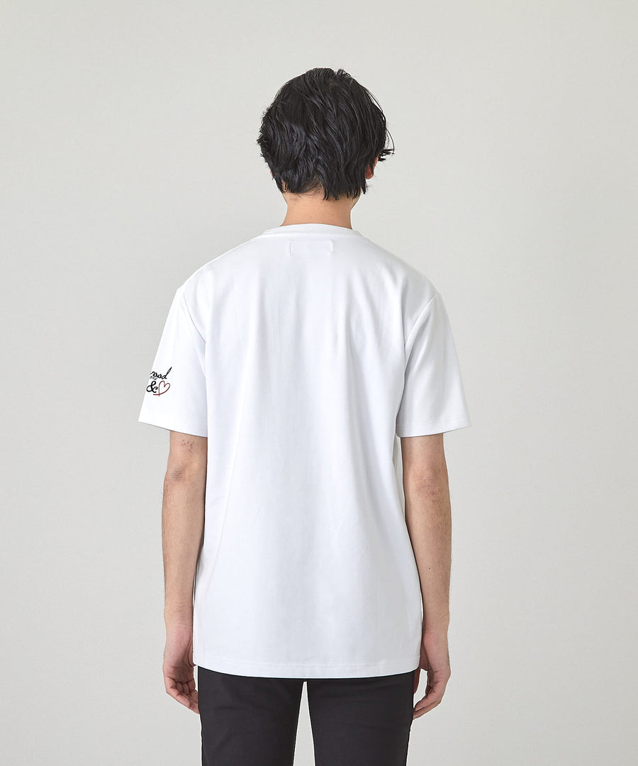【Hollywood Rich. &】(ハリウッドリッチ) 203302 ロックスターパンキッシュベア半袖Tシャツ
