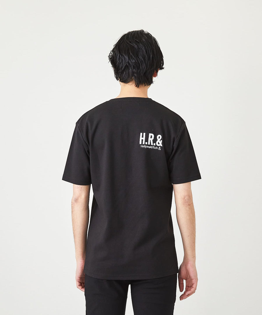 【Hollywood Rich. &】(ハリウッドリッチ) 202306 キル・ザ・ベア刺繍半袖Tシャツ
