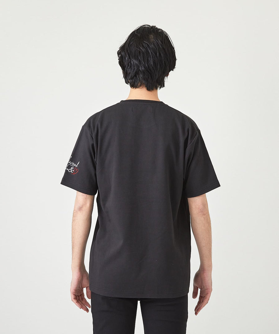 【Hollywood Rich. &】(ハリウッドリッチ) 203302 ロックスターパンキッシュベア半袖Tシャツ