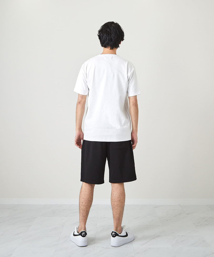 【Hollywood Rich. &】(ハリウッドリッチ) 203309 ワントーンエンブレムロゴ半袖Tシャツ