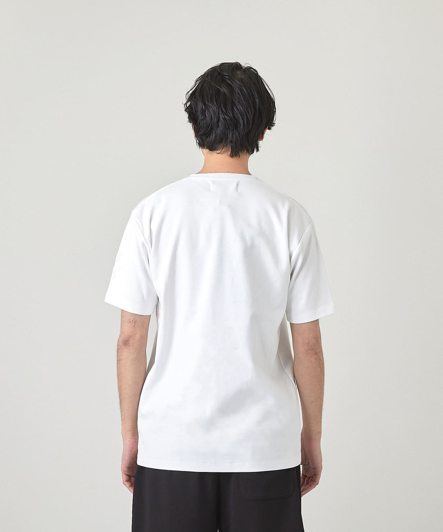 【Hollywood Rich. &】(ハリウッドリッチ) 203309 ワントーンエンブレムロゴ半袖Tシャツ