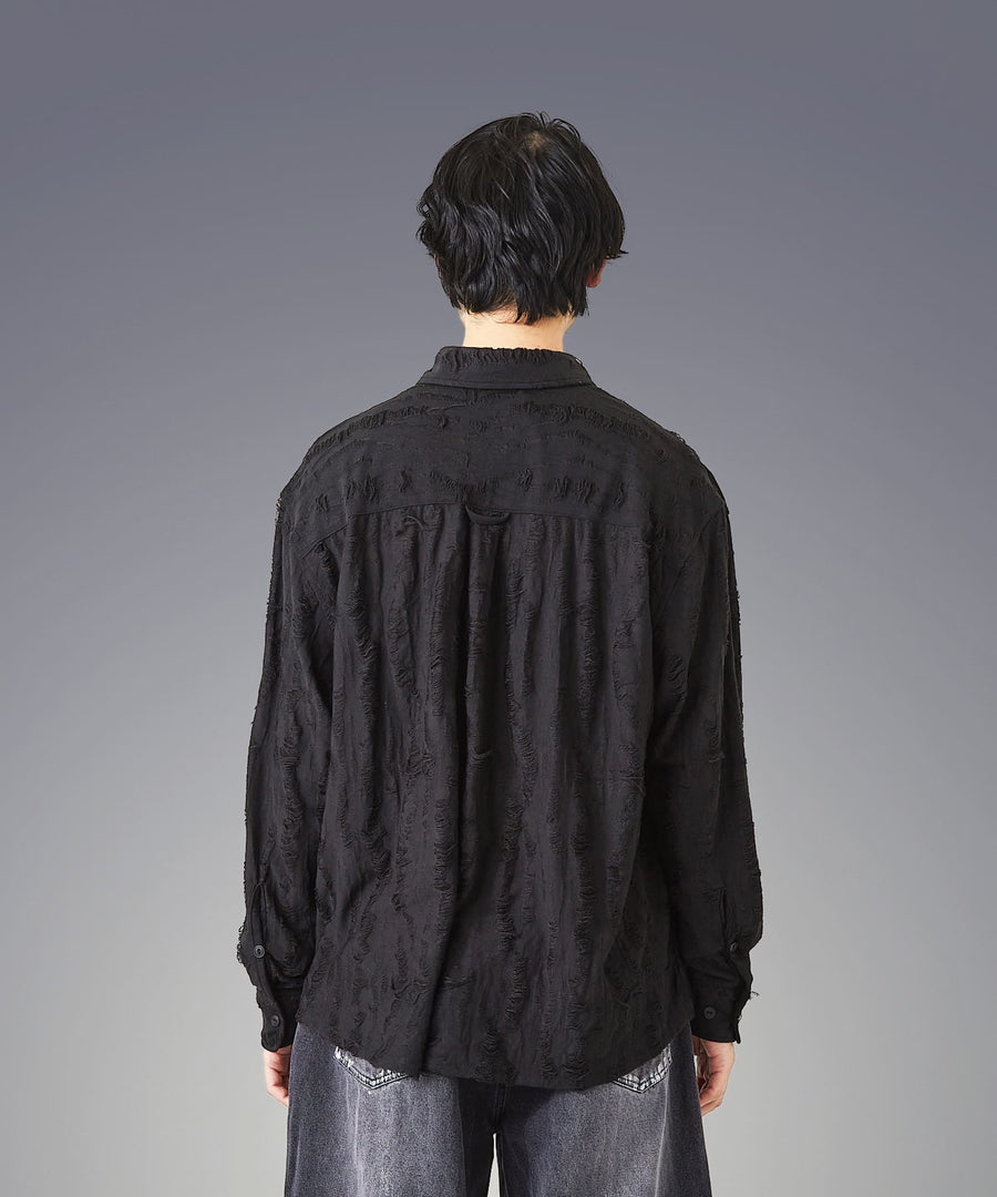 Grunge Shiny Shirt — Dim Glow / GRAND YELLS / 402202