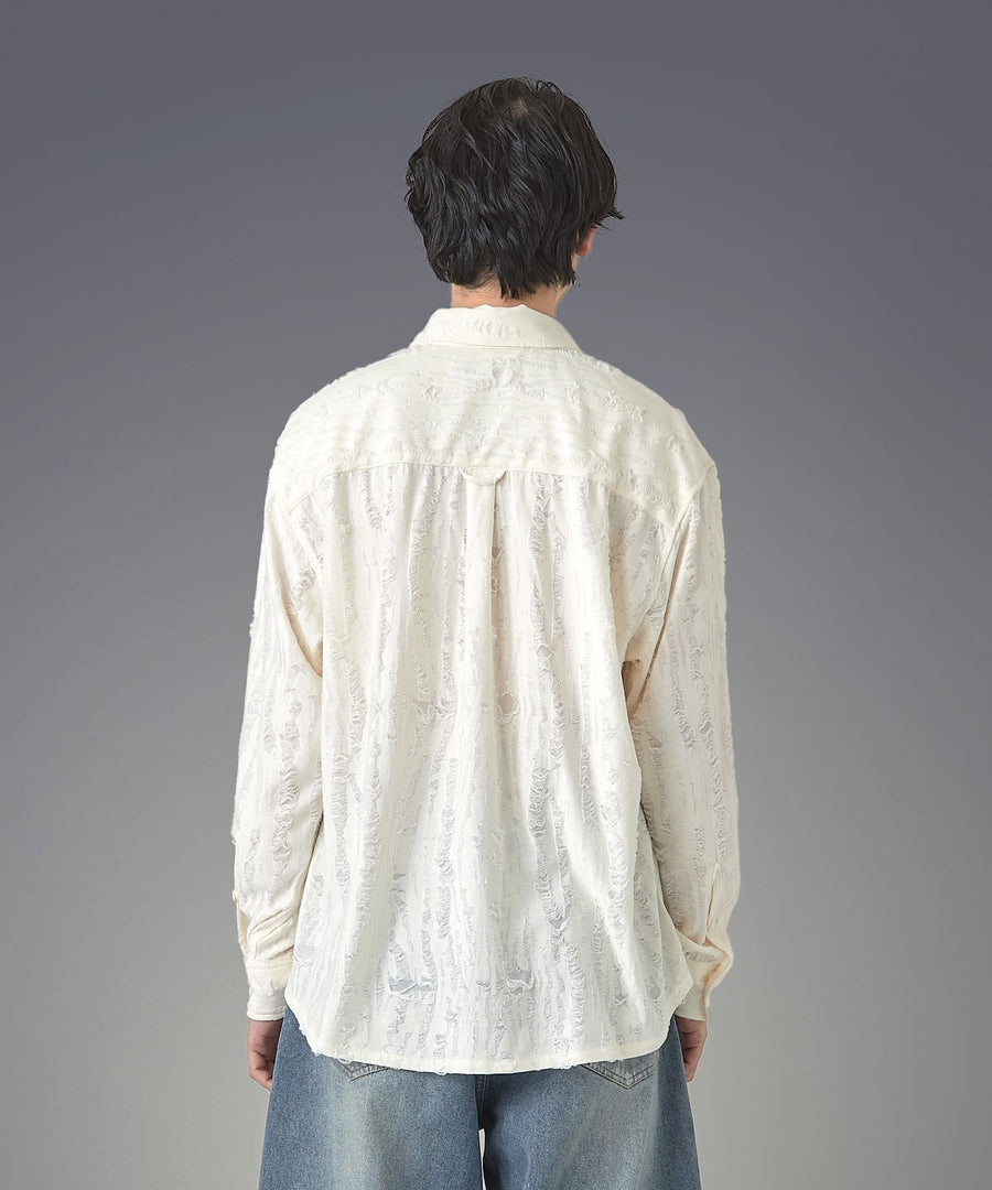 Grunge Shiny Shirt — Dim Glow / GRAND YELLS / 402202