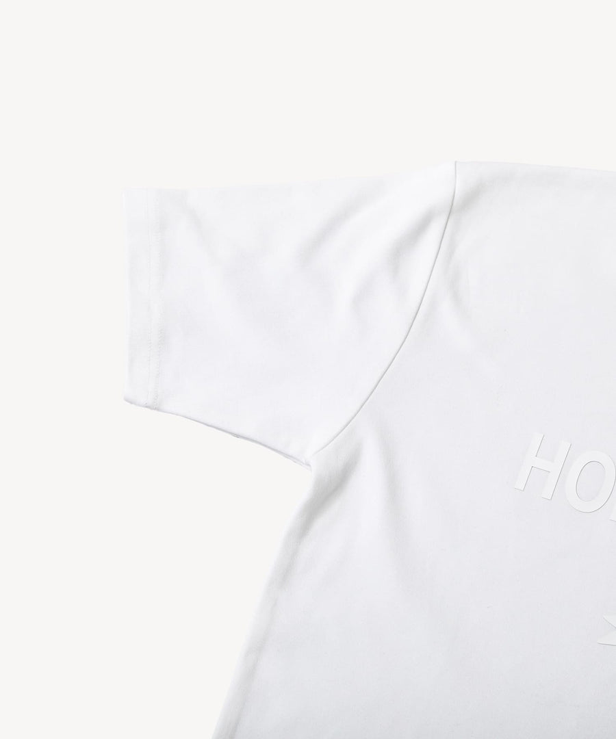 【Hollywood Rich. &】(ハリウッドリッチ) 203309 ワントーンエンブレムロゴ半袖Tシャツ