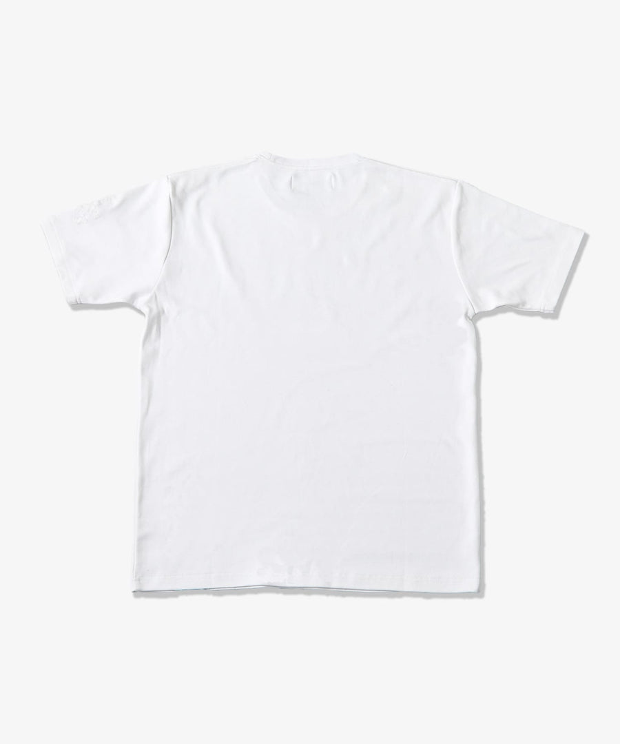 【Hollywood Rich. &】(ハリウッドリッチ) 203309 ワントーンエンブレムロゴ半袖Tシャツ