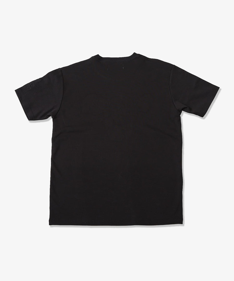 【Hollywood Rich. &】(ハリウッドリッチ) 203309 ワントーンエンブレムロゴ半袖Tシャツ