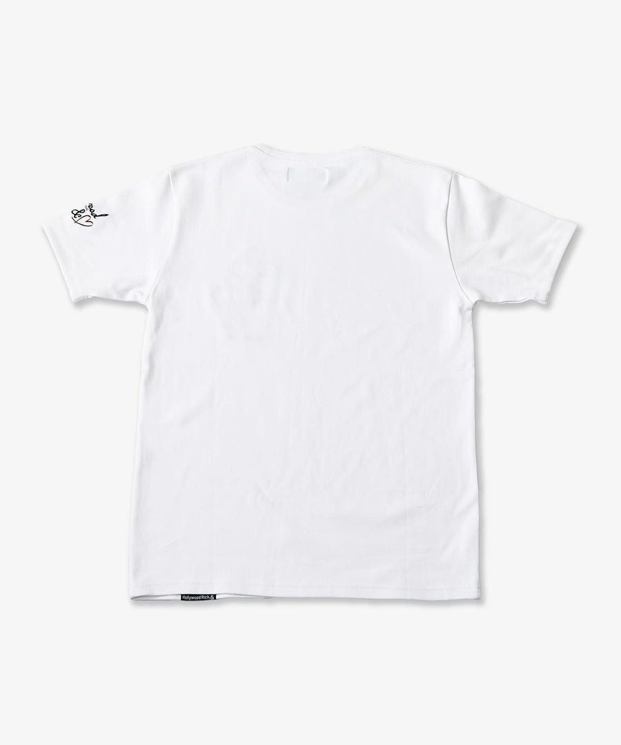 【Hollywood Rich. &】(ハリウッドリッチ) 203300 クロスアップリケ半袖Tシャツ