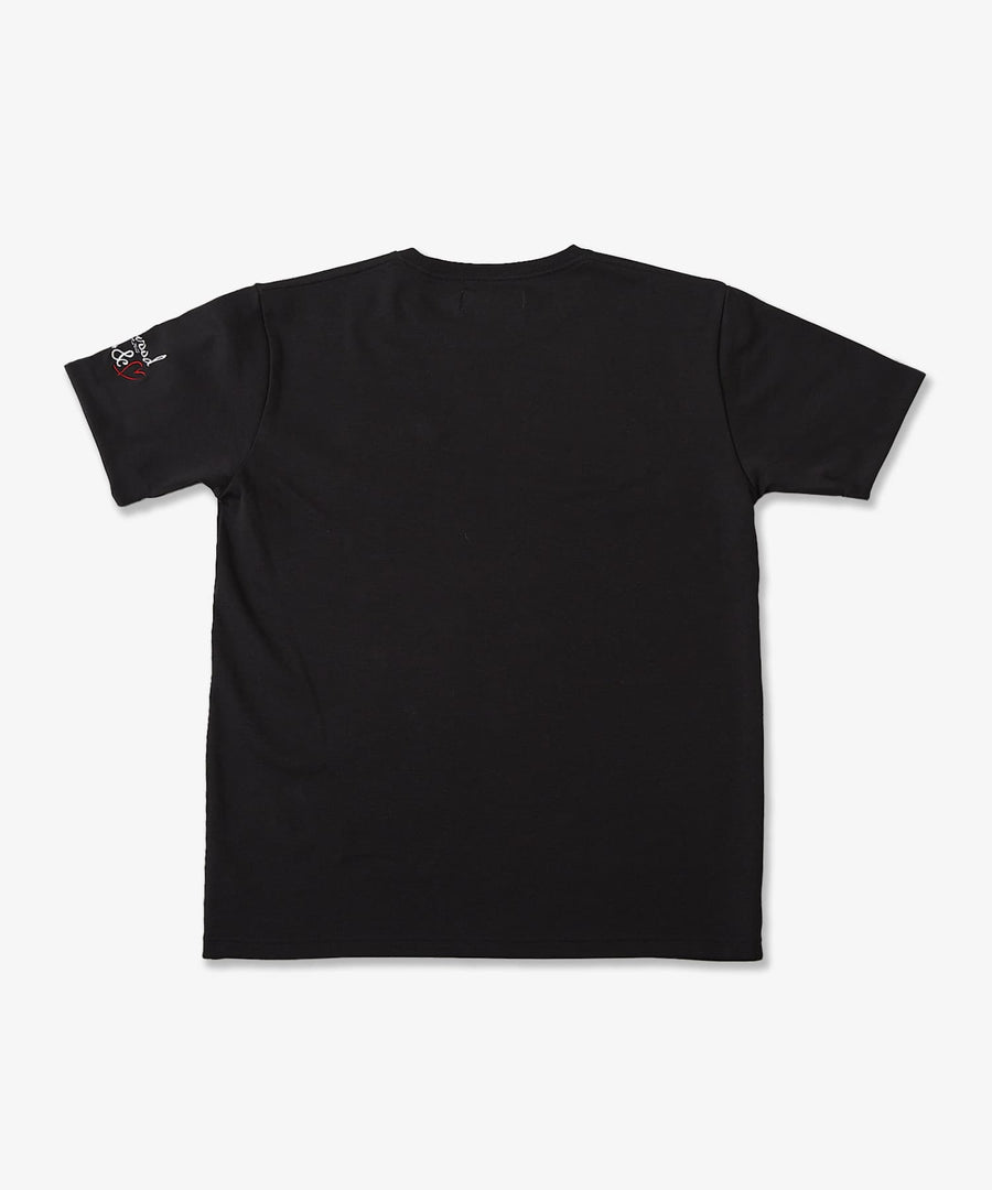 【Hollywood Rich. &】(ハリウッドリッチ) 203300 クロスアップリケ半袖Tシャツ