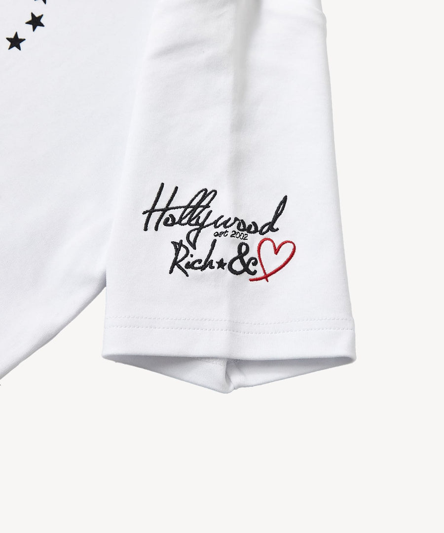 【Hollywood Rich. &】(ハリウッドリッチ) 203302 ロックスターパンキッシュベア半袖Tシャツ