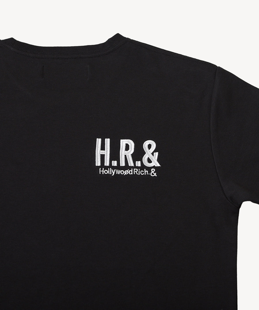 【Hollywood Rich. &】(ハリウッドリッチ) 202306 キル・ザ・ベア刺繍半袖Tシャツ