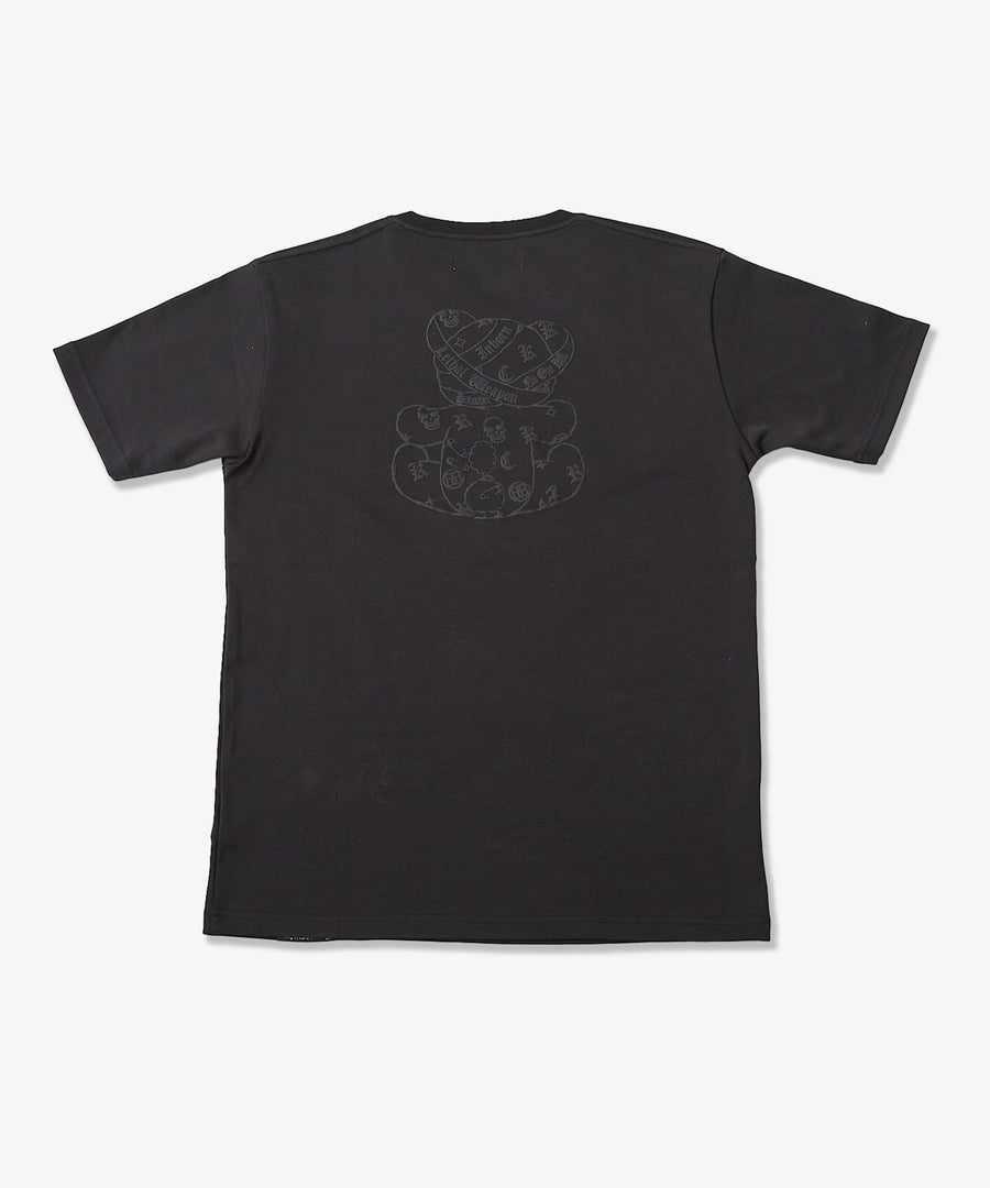 【Hollywood Rich. &】(ハリウッドリッチ) 206109 パンクベアーレインボープリント半袖Tシャツ