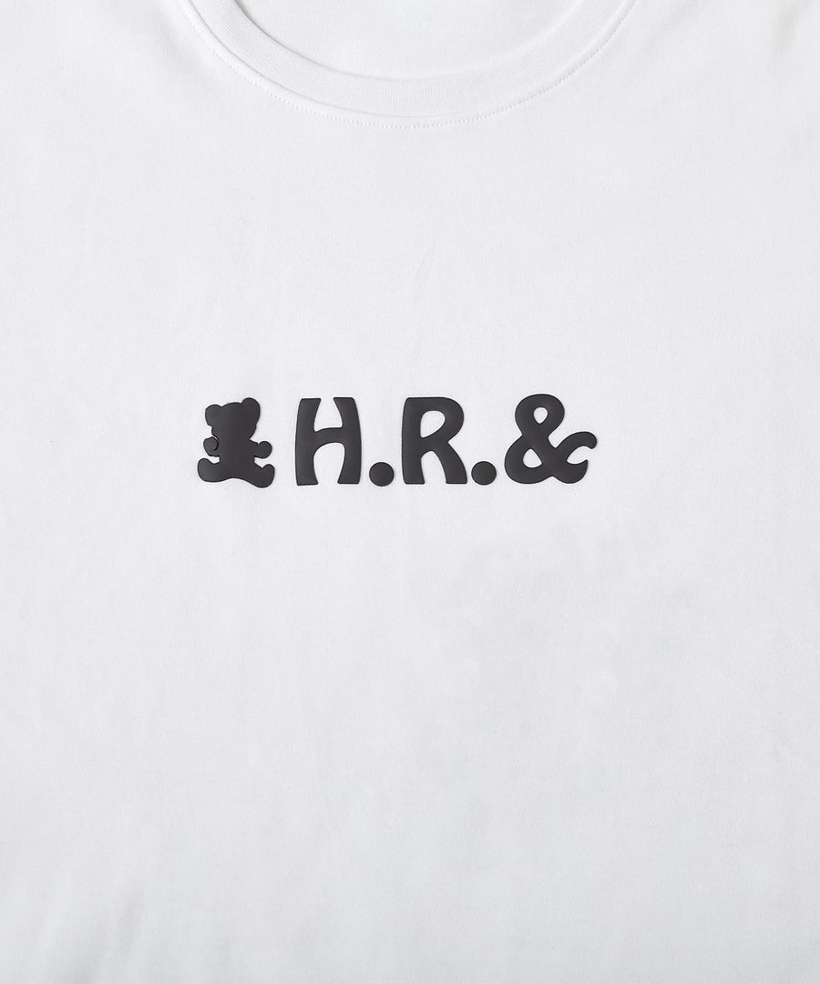 【Hollywood Rich. &】(ハリウッドリッチ) 209323 サークルラバープリント半袖Tシャツ