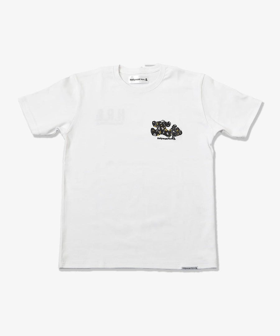 【Hollywood Rich. &】(ハリウッドリッチ) 202306 キル・ザ・ベア刺繍半袖Tシャツ