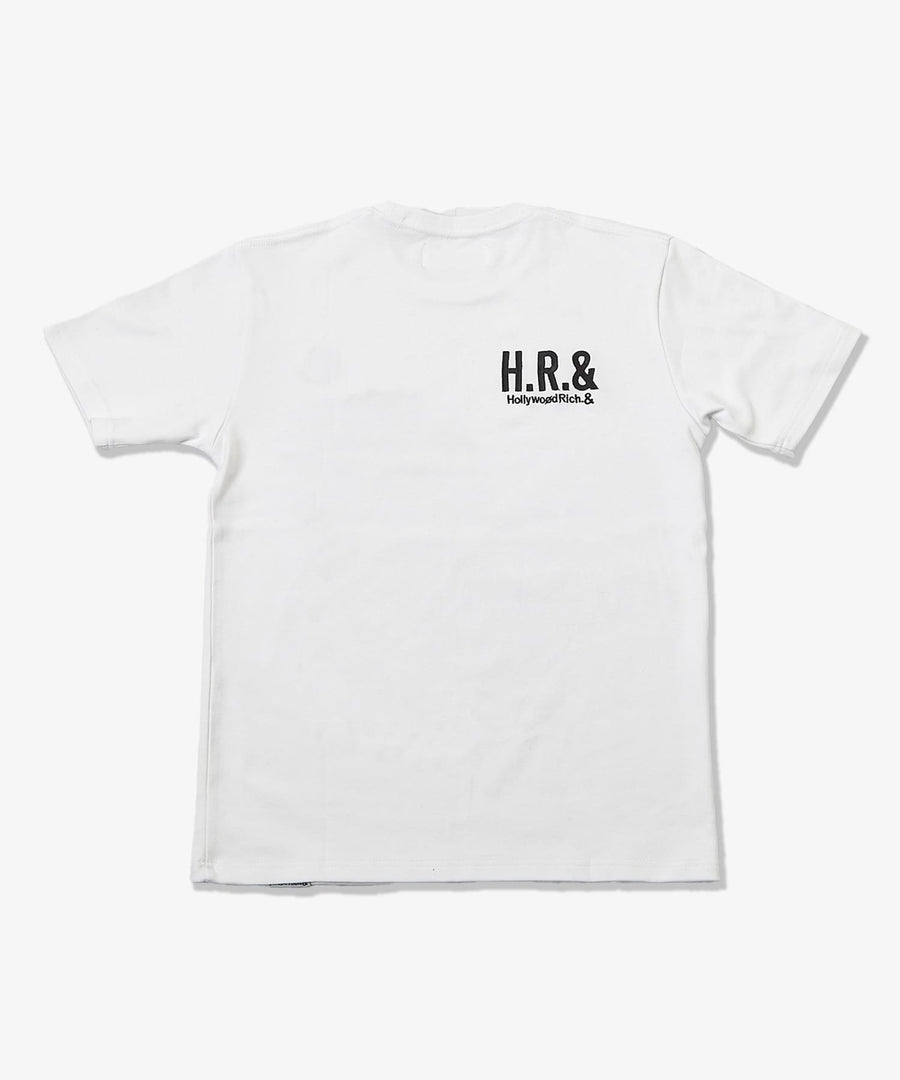 【Hollywood Rich. &】(ハリウッドリッチ) 202306 キル・ザ・ベア刺繍半袖Tシャツ