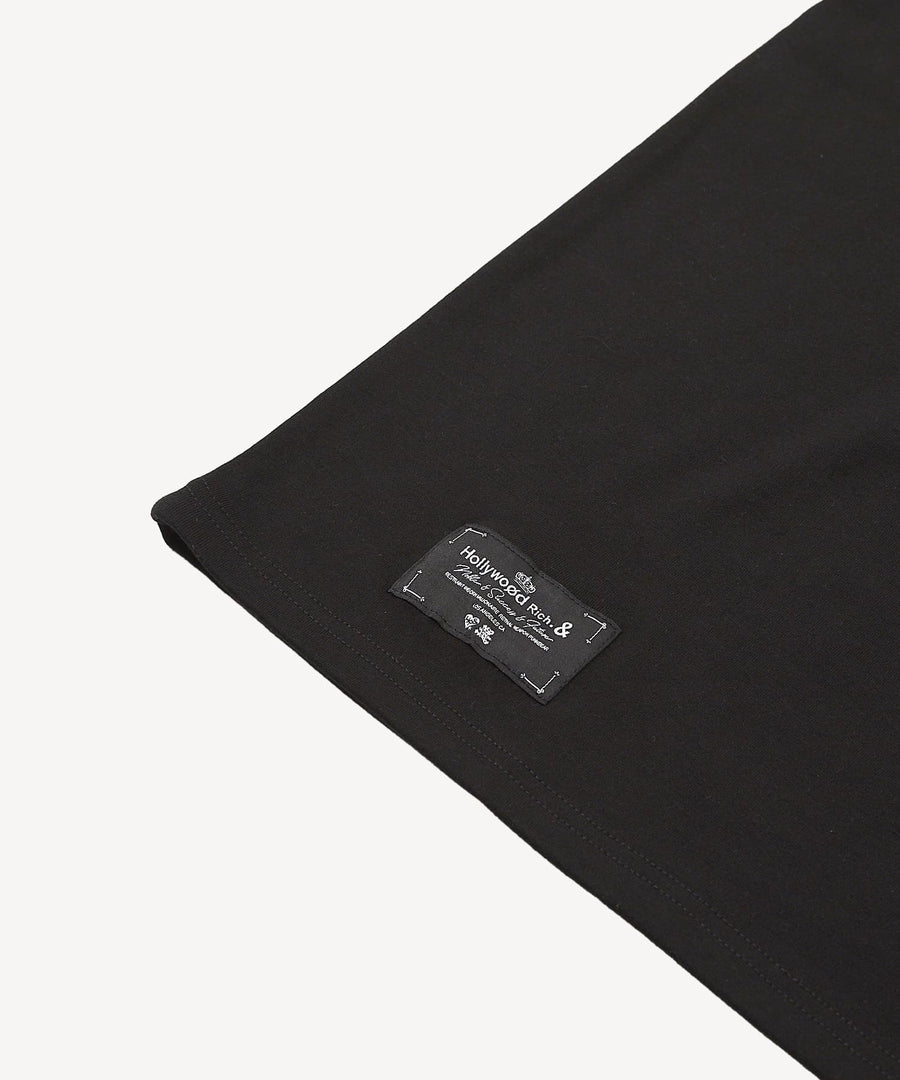 【Hollywood Rich. &】(ハリウッドリッチ) 209323 サークルラバープリント半袖Tシャツ