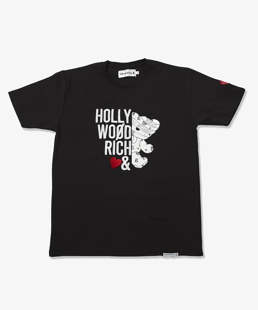 【Hollywood Rich. &】(ハリウッドリッチ) 202303 ひょっこりベア半袖Tシャツ