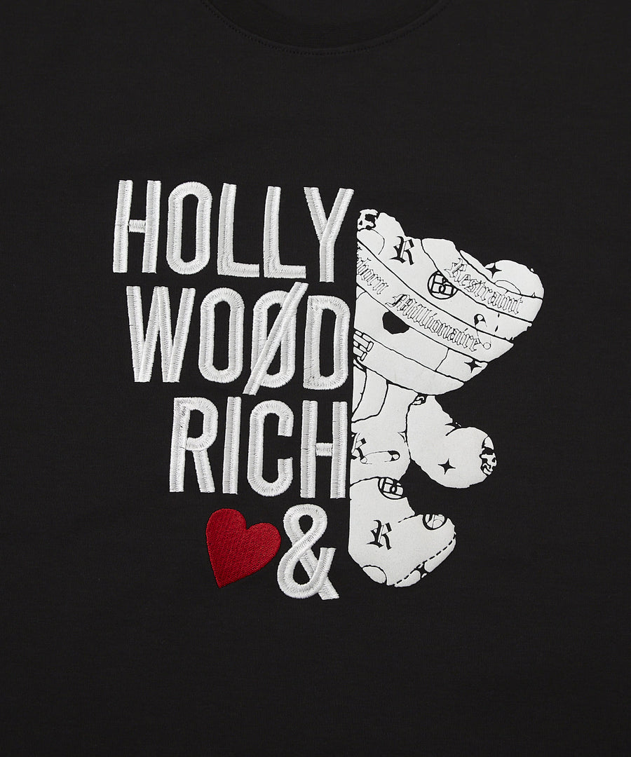 【Hollywood Rich. &】(ハリウッドリッチ) 202303 ひょっこりベア半袖Tシャツ