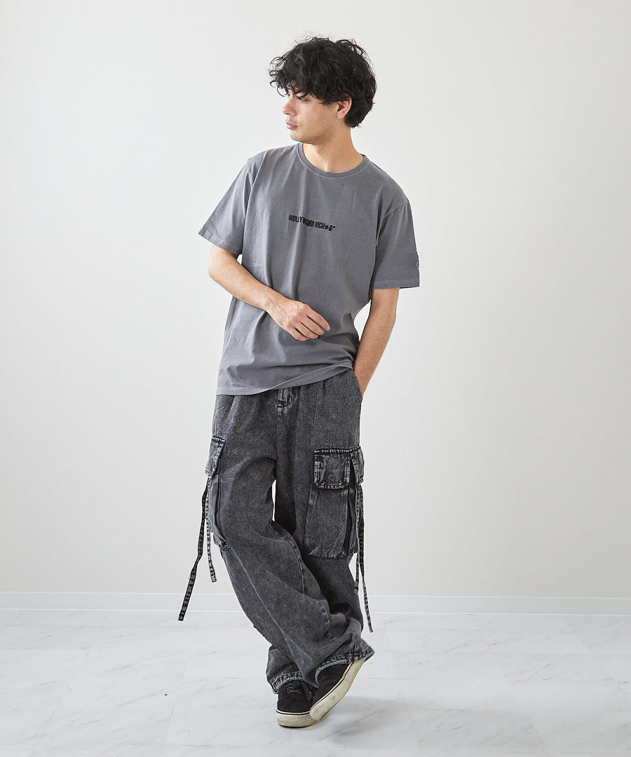 【GRAND YELLS】(グランドエール) 304201 ワイドパラシュートデニムパンツ