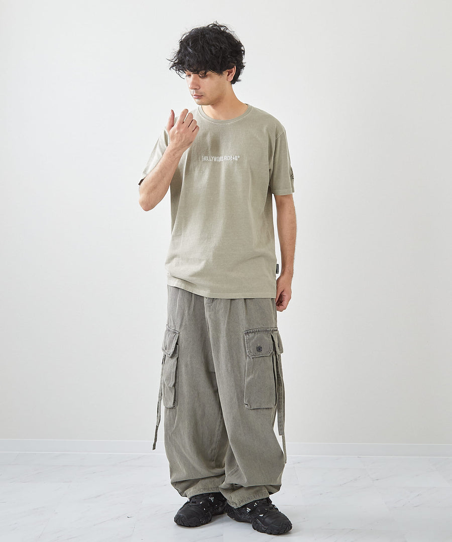 【GRAND YELLS】(グランドエール) 304201 ワイドパラシュートデニムパンツ