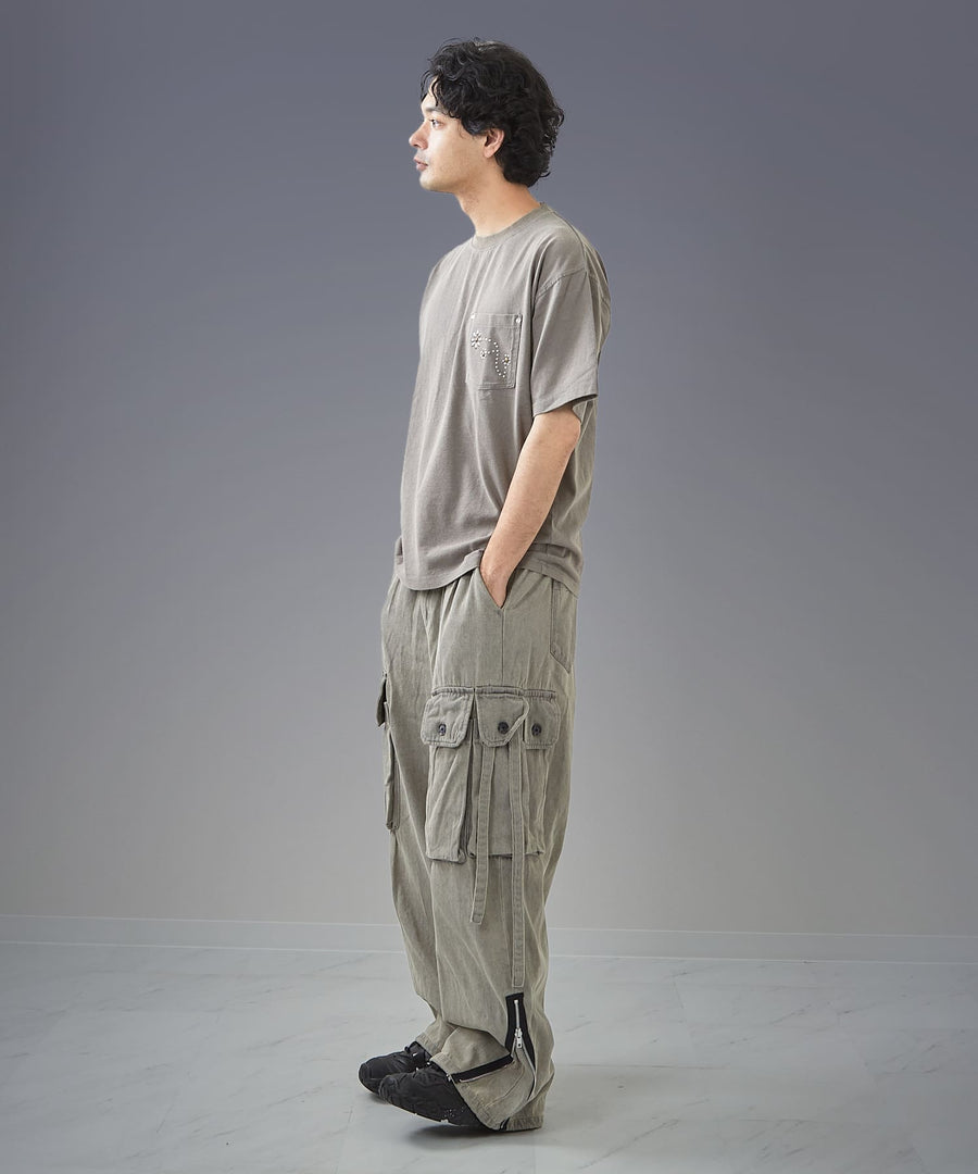 Silent Fade Tee — Studs / GRAND YELLS / 203339