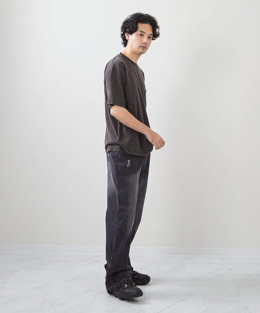 KRISS VAN ASSCHE ロウエッジフードシャツ RADIO EVA 466 Longinus Art T-Shirt
