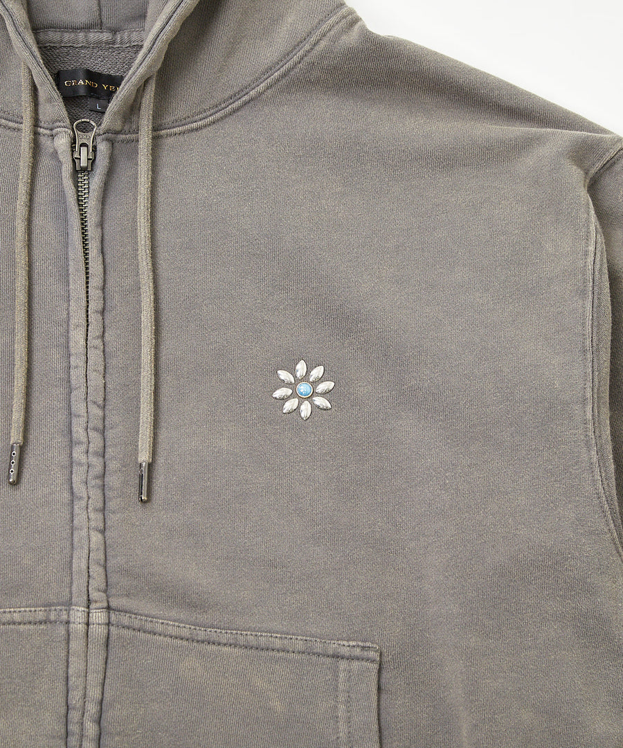 フェード加工アップリケZIPパーカー / GRAND YELLS (グランドエール) 304324
