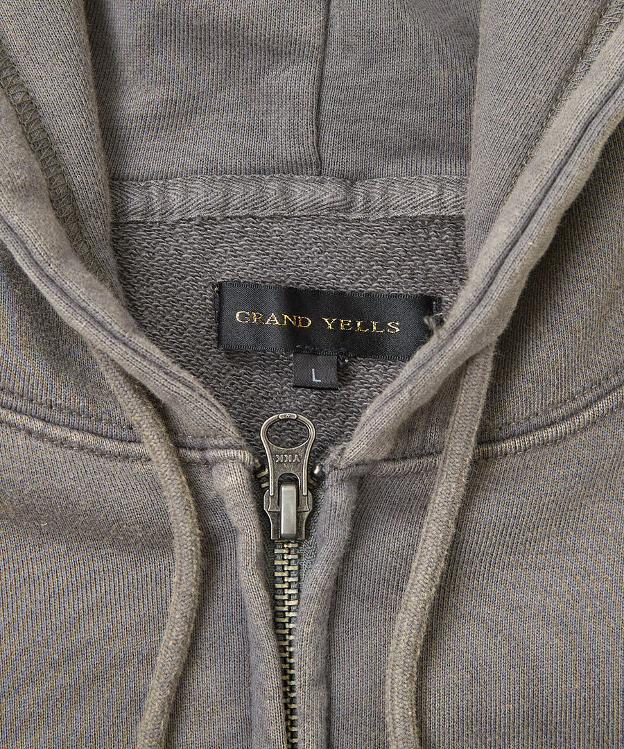 フェード加工アップリケZIPパーカー / GRAND YELLS (グランドエール) 304324