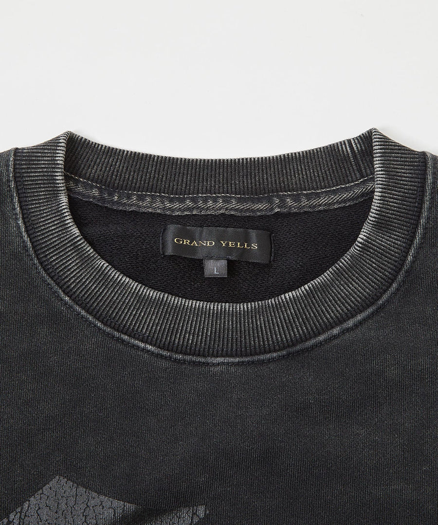フェード加工モノグラムプリントトレーナー / GRAND YELLS (グランドエール) 304321