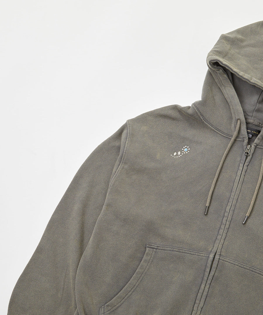 フェード加工ランダムスタッズZIPパーカー / GRAND YELLS (グランドエール) 304325