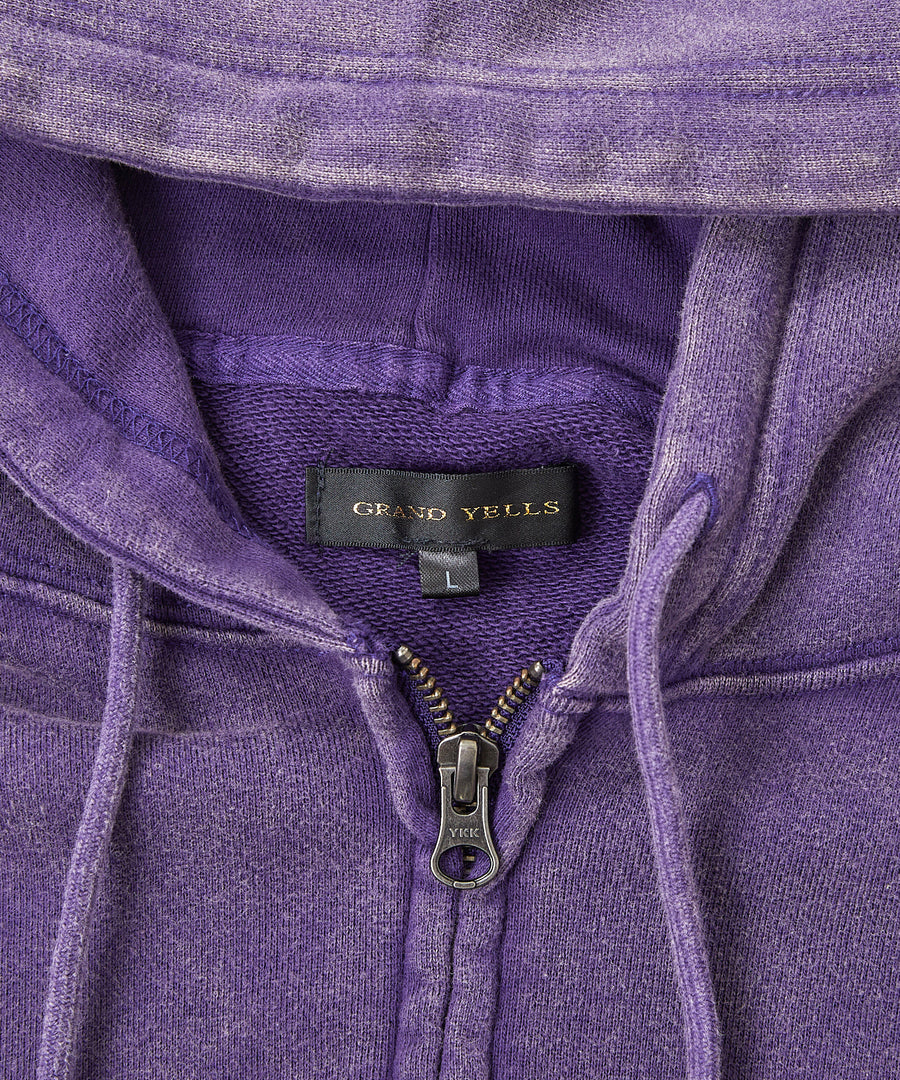 フェード加工ランダムスタッズZIPパーカー / GRAND YELLS (グランドエール) 304325