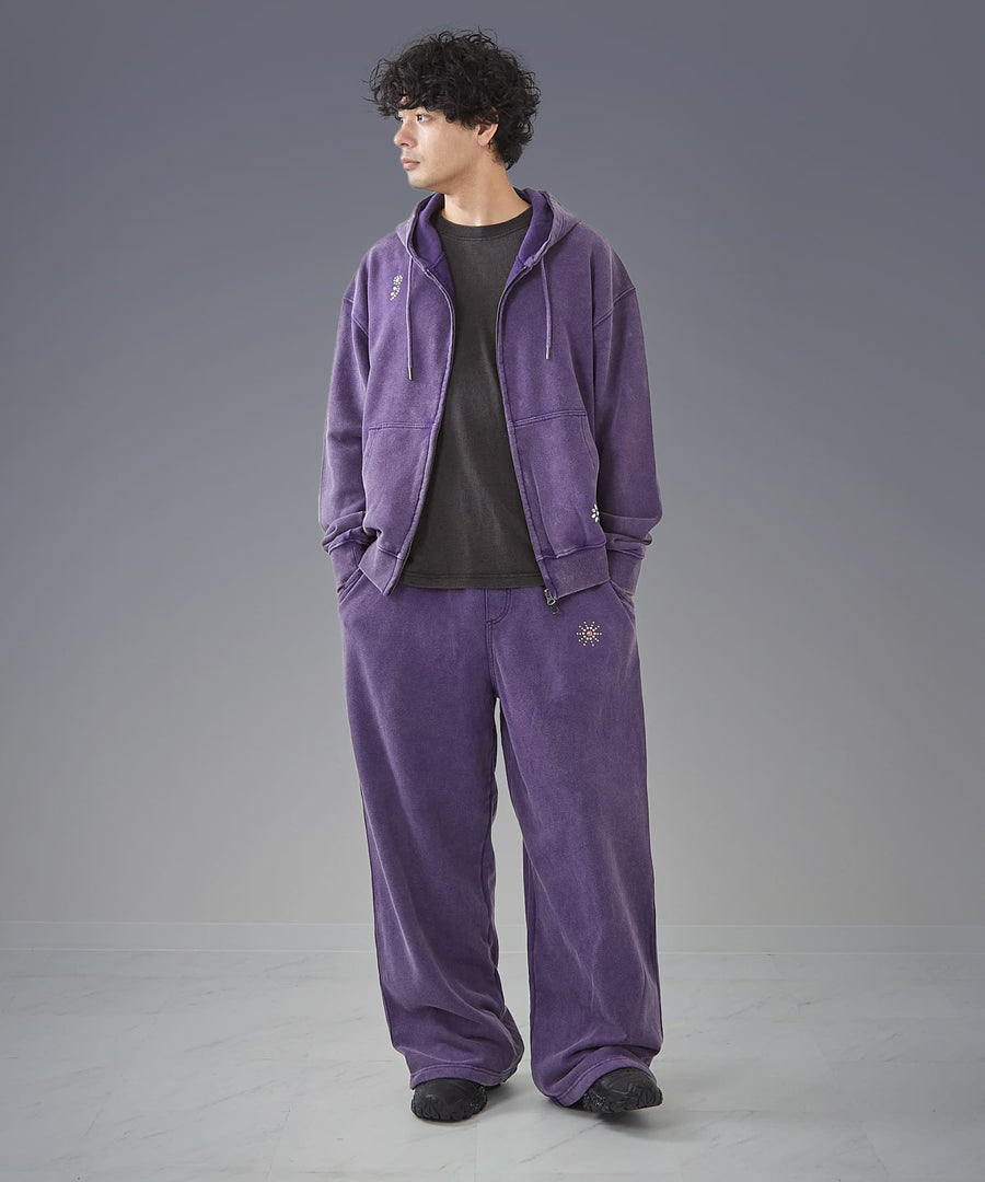 Silent Fade Sweat Pants — Studded Wide / GRAND YELLS / 304327