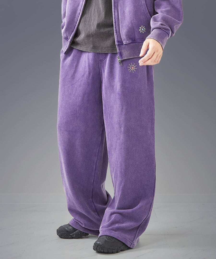 Silent Fade Sweat Pants — Studded Wide / GRAND YELLS / 304327