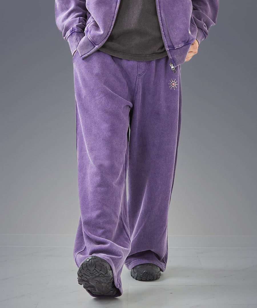 Silent Fade Sweat Pants — Studded Wide / GRAND YELLS / 304327