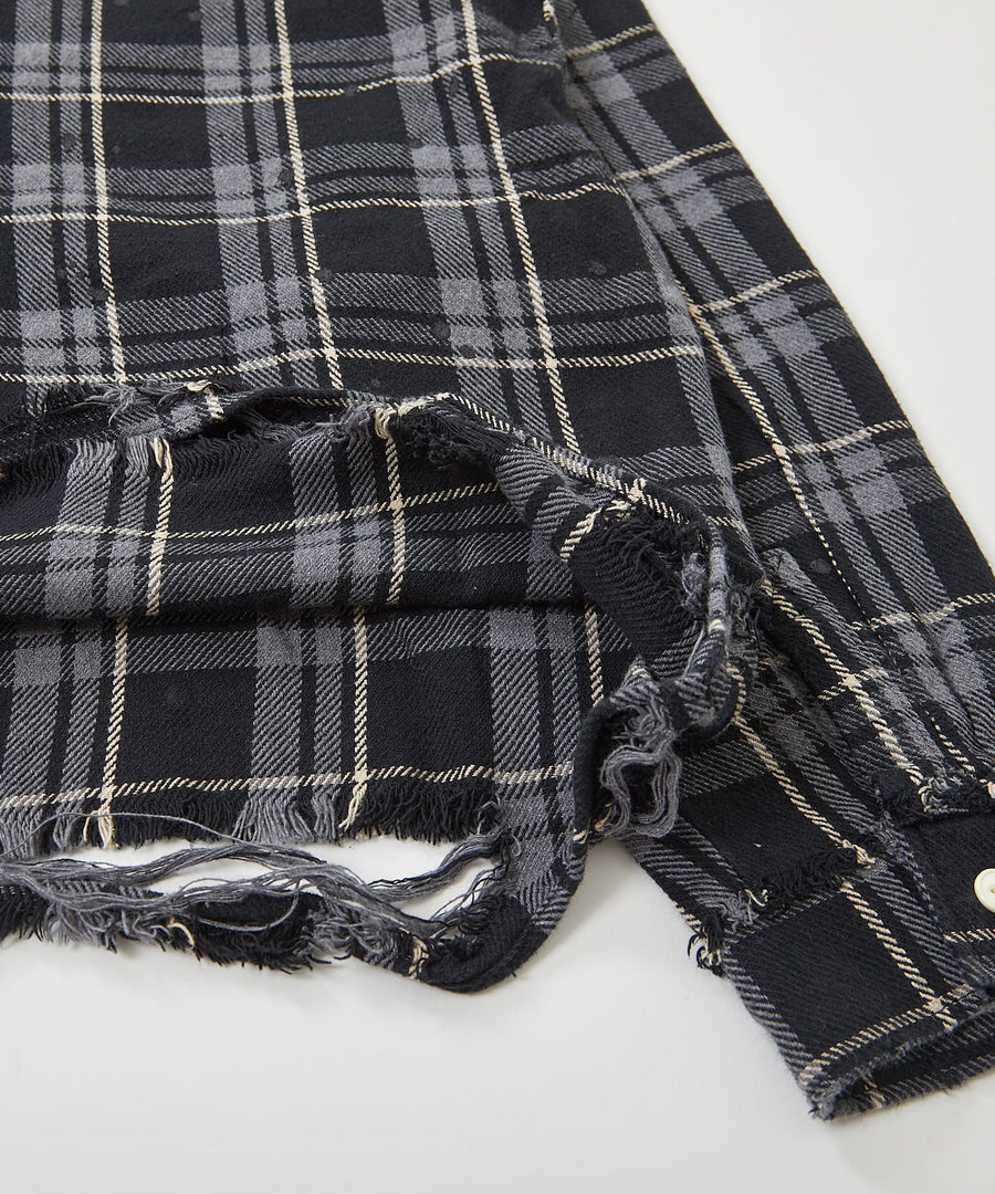 Faded Grunge Shirt — Broken Texture / GRAND YELLS / 402203-B