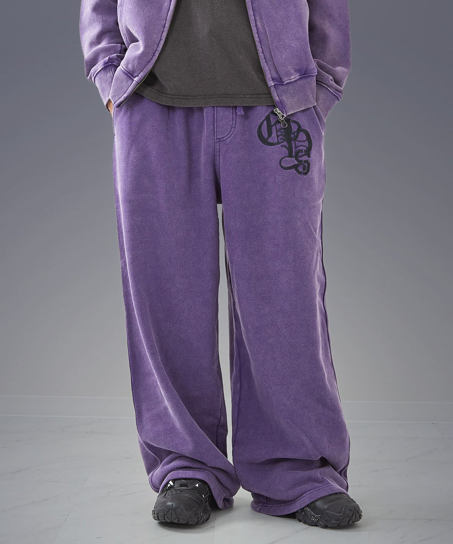 Silent Fade Sweat Pants — Monogram Wide / GRAND YELLS / 304328