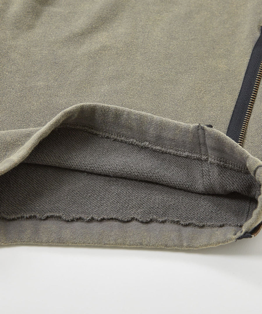 Silent Fade Sweat Pants — Studded Wide Parachute / GRAND YELLS / 304326