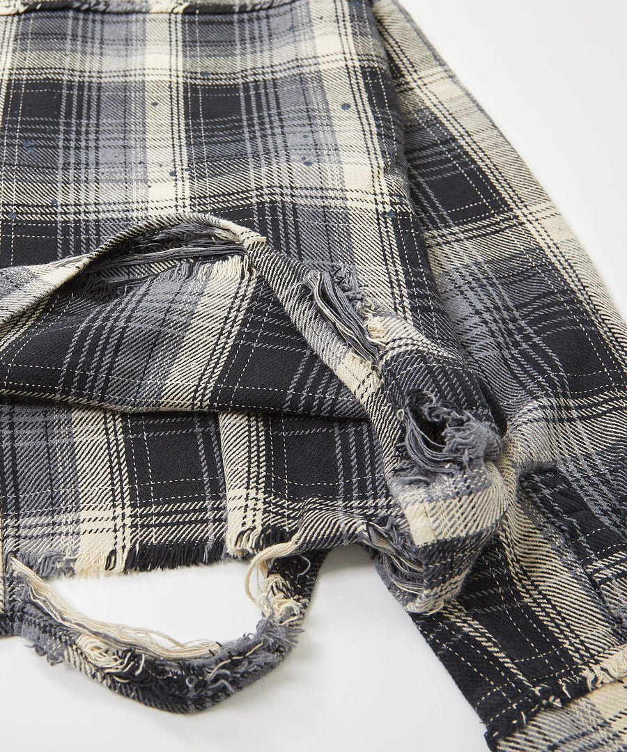 Faded Grunge Shirt — Broken Texture / GRAND YELLS / 402203-B