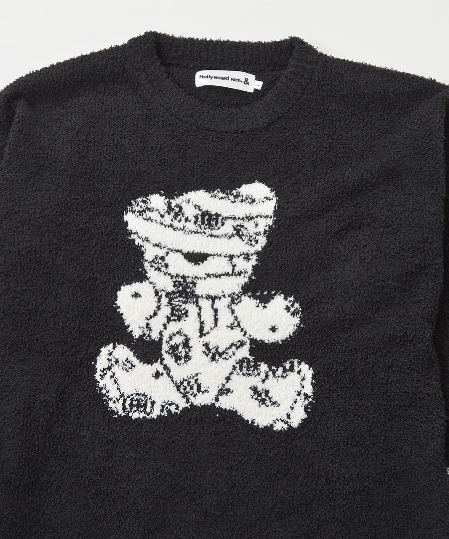 モールパンキッシュベアクルーニット / Hollywood Rich. & (ハリウッドリッチ) 304601