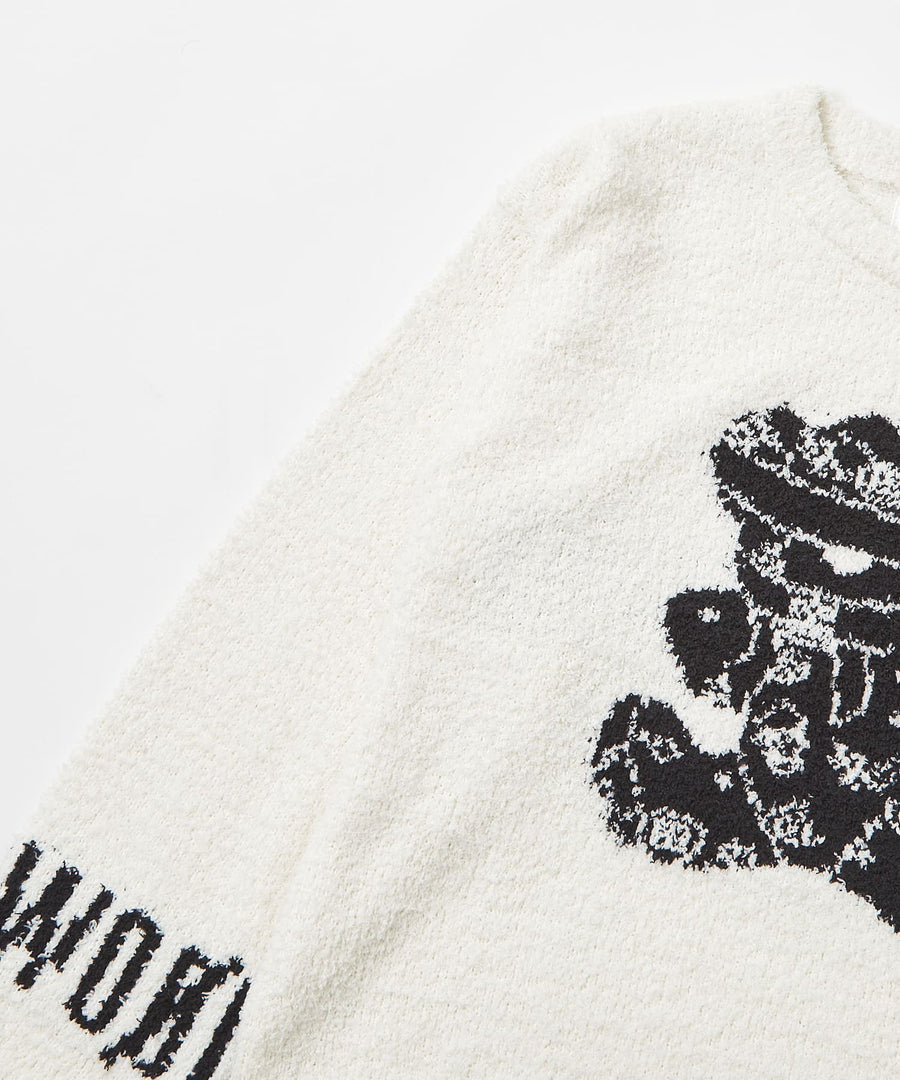 モールパンキッシュベアクルーニット / Hollywood Rich. & (ハリウッドリッチ) 304601