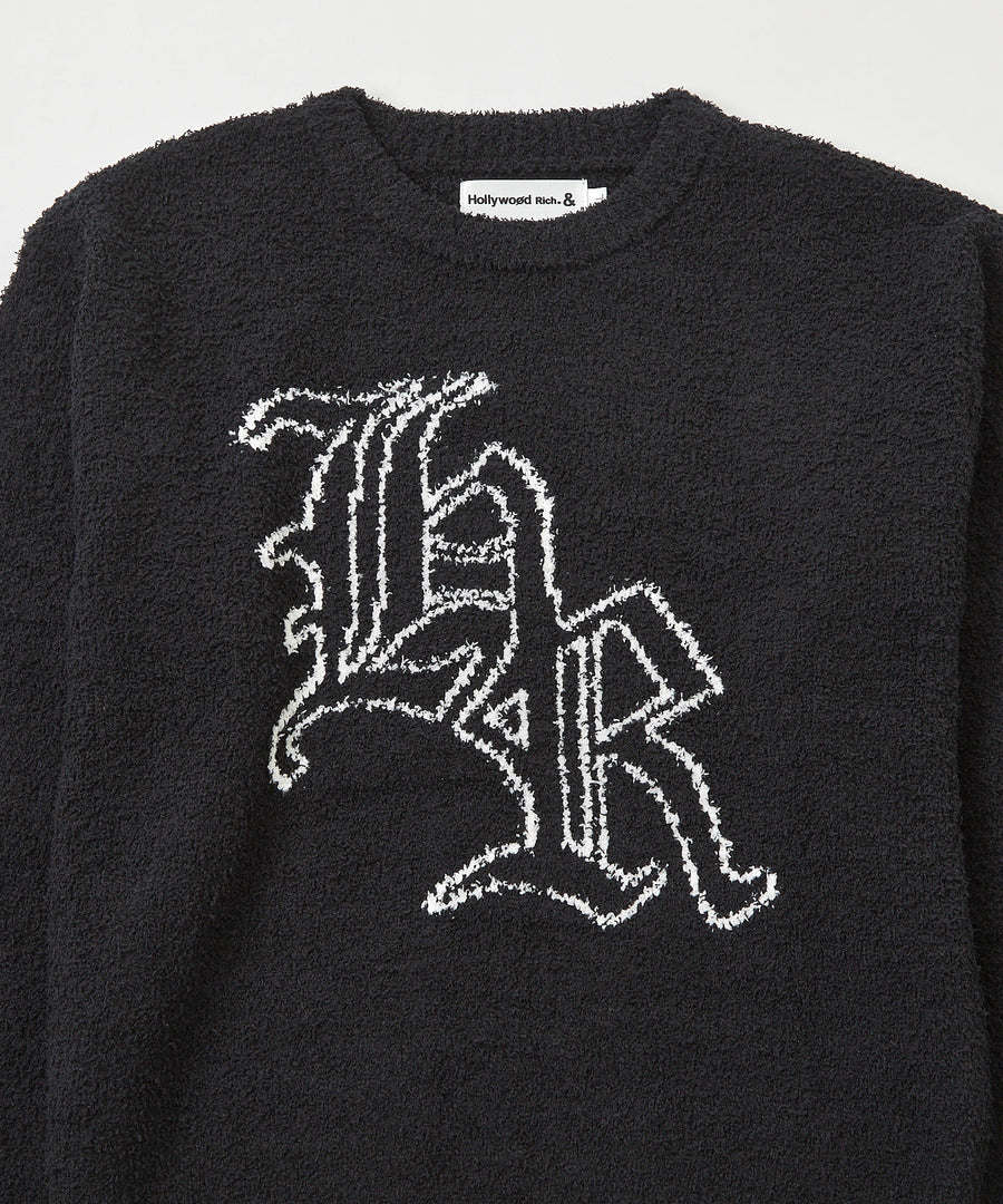 モールロゴクルーニット / Hollywood Rich. & (ハリウッドリッチ) 304602