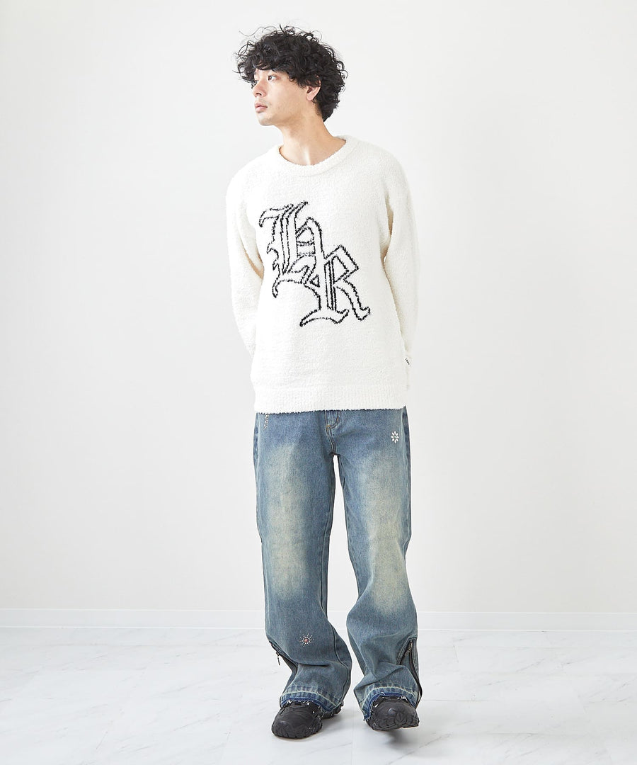 モールロゴクルーニット / Hollywood Rich. & (ハリウッドリッチ) 304602