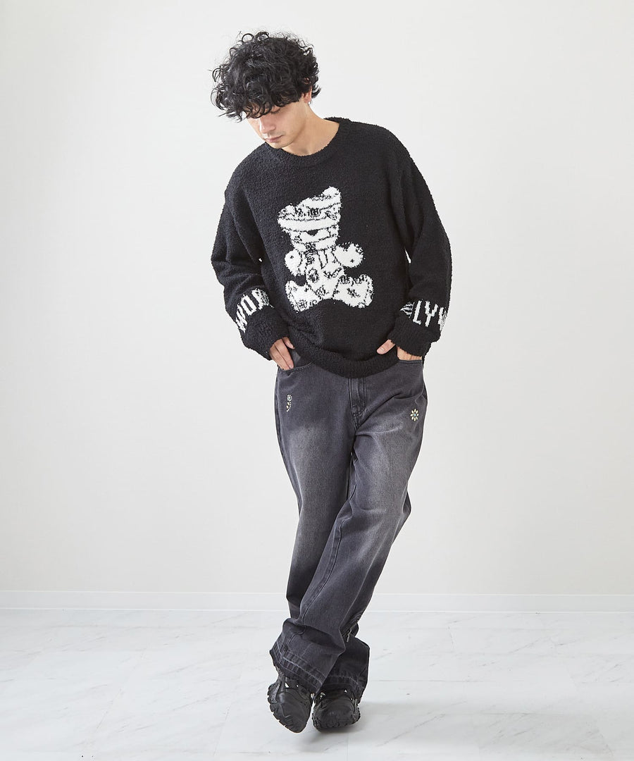 モールパンキッシュベアクルーニット / Hollywood Rich. & (ハリウッドリッチ) 304601