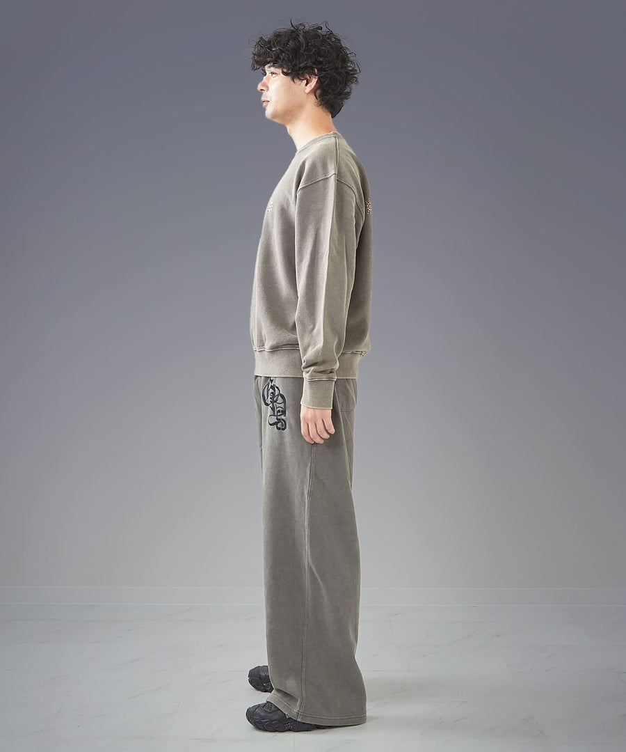 Silent Fade Sweat Pants — Monogram Wide / GRAND YELLS / 304328