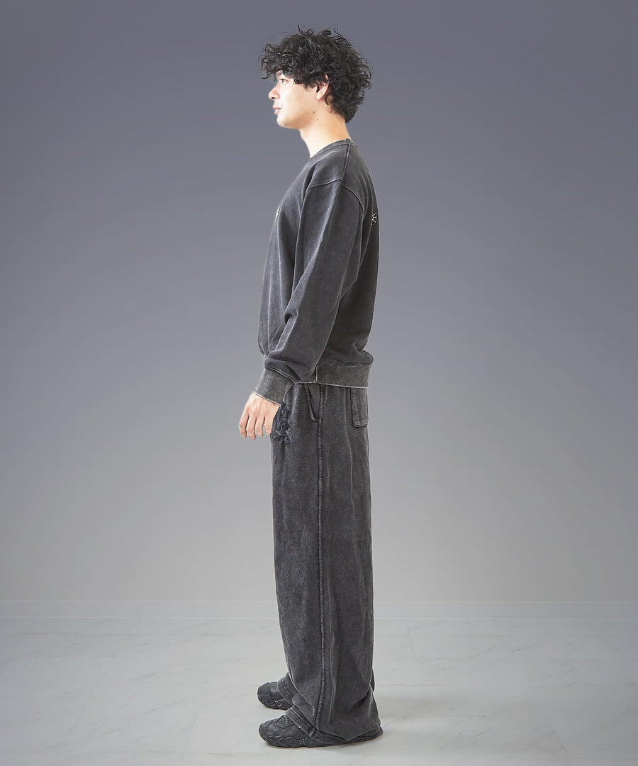 Silent Fade Sweat Pants — Monogram Wide / GRAND YELLS / 304328