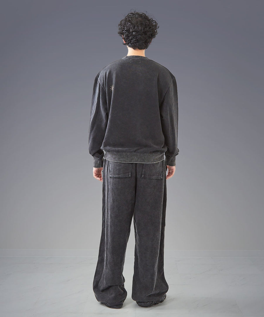 Silent Fade Sweat — Studded Crew / GRAND YELLS / 304320